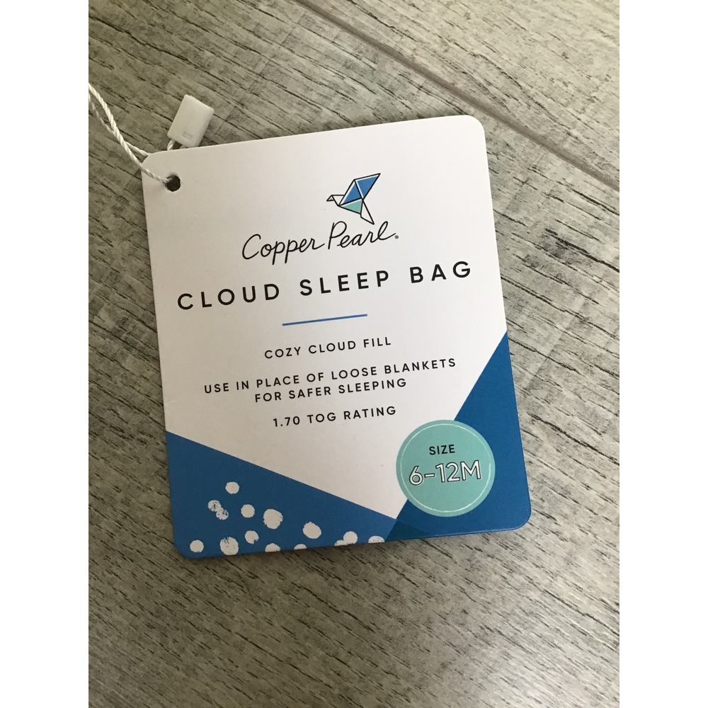 Copper Pearl Baby Haven Premium 3-Layer Knit Sleep Bag Size 6-12M 1.7 TOG NWT - Picture 6 of 10
